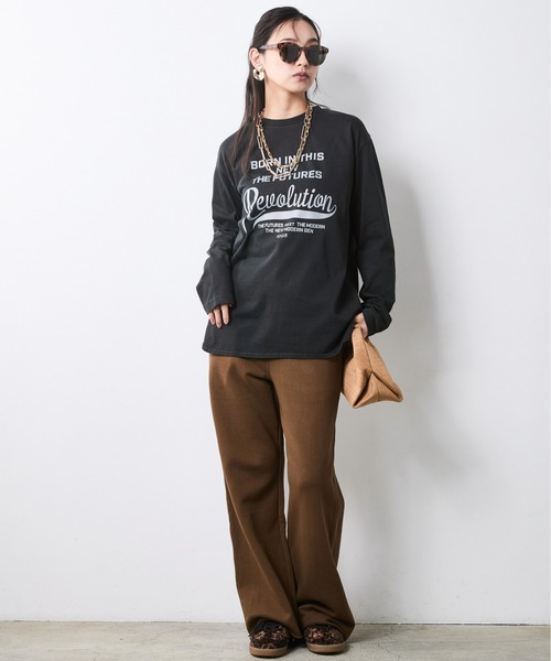 CHIC STYLE（シックスタイル）の「綿100％スウェットパンツ＜大きいサイズ有＞シックスタイル（その他パンツ・レディース・ブラウン/杢グレー・5L/4L/3L/LL/L/M）」の15枚目の写真