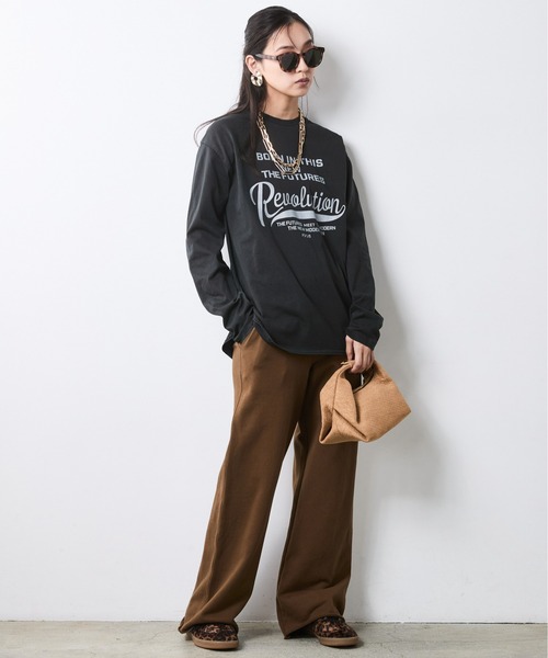 CHIC STYLE（シックスタイル）の「綿100％スウェットパンツ＜大きいサイズ有＞シックスタイル（その他パンツ・レディース・ブラウン/杢グレー・5L/4L/3L/LL/L/M）」の17枚目の写真
