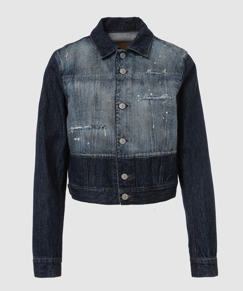 MM6 Maison Margiela(エムエムシックス メゾン マルジェラ)の「SPORTSJACKET(デニムジャケット・レディース・その他1・38/36)」の1枚目の写真