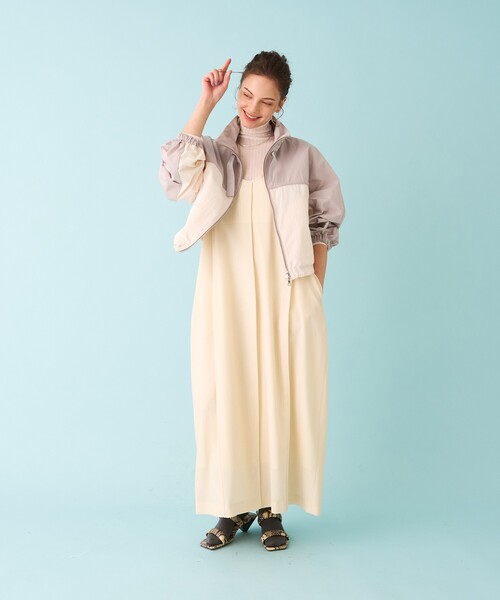 DESIGNWORKS(デザインワークス)の「サマーウールフォルムワンピース(ワンピース・レディース・クリーム/ブラック・38)」の21枚目の写真