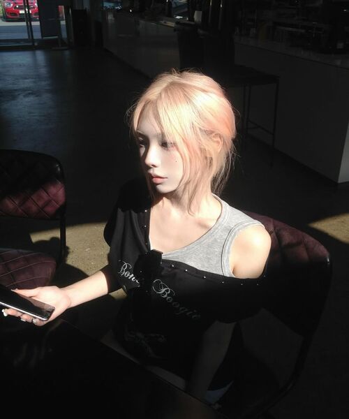 DAUSPICE(ディーオスピス)の「(DUC) BB Layered One-Shoulder T-Shirt Black(Tシャツ/カットソー・レディース・ブラック・ONE SIZE)」の7枚目の写真