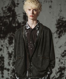 【NO ID.】Edge Line Cardigan / Edge line-C/D