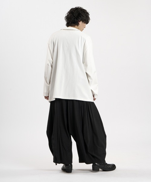 NO ID.(ノーアイディ)の「【NO ID.】Edge Line Cardigan / Edge line-C/D(カーディガン/ボレロ・メンズ・ホワイト/ブラック/グレー・ONE SIZE)」の15枚目の写真