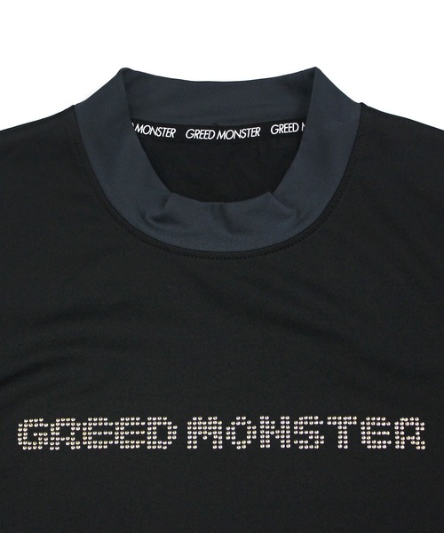 GREED MONSTER(グリードモンスター)の「GREED MONSTER ドットモンスター半袖モックネック(Tシャツ/カットソー・レディース・ピンク/ブラック・SMALL/LARGE/MEDIUM)」の11枚目の写真