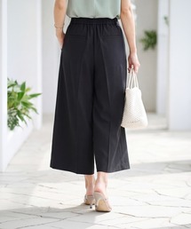 キレイめミディ丈ワイドパンツ