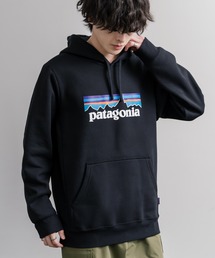 Patagonia パタゴニア M'S P-6 LOGO UPRISAL HOODY ロゴアップライザルフーディ/裏起毛長袖プルオーバーパーカー