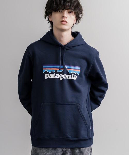 patagonia（パタゴニア）の「Patagonia パタゴニア M'S P-6 LOGO UPRISAL HOODY ロゴアップライザルフーディ/裏起毛長袖プルオーバーパーカー（パーカー・メンズ・グリーン/ネイビー/グレー/ブラック・S/XL/L/M）」の5枚目の写真