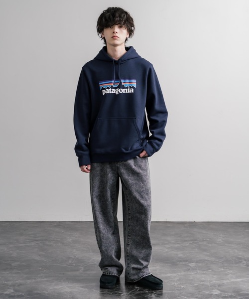 patagonia（パタゴニア）の「Patagonia パタゴニア M'S P-6 LOGO UPRISAL HOODY ロゴアップライザルフーディ/裏起毛長袖プルオーバーパーカー（パーカー・メンズ・グリーン/ネイビー/グレー/ブラック・S/XL/L/M）」の9枚目の写真
