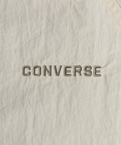 CONVERSE(コンバース)の「2026AW CONVERSE/コンバース 裏フリース ワンポイントロゴ スタンドブルゾン レディース メンズ ナイロンジャケット(ブルゾン・メンズ・ネイビー/ブラック/ブラウン/アイボリー・M/L/LL)」の12枚目の写真