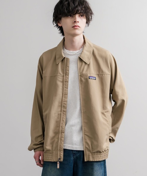 patagonia(パタゴニア)の「Patagonia パタゴニア M'S ISTHMUS UNLINED JKT イスマス アンラインド ジャケット/ウインドブレーカー/ブルゾン(ブルゾン・メンズ・カーキ/ブラック・M/S/L/XL)」の2枚目の写真