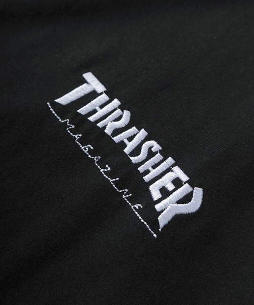 THRASHER(スラッシャー)の「【70】【THRASHER/スラッシャー】3Dファブリックロゴ ワンポイント刺繍 バックプリント クルーネックTシャツ/ショート丈有り(Tシャツ/カットソー・メンズ・ブラック系/ブラック/ホワイト系/ホワイト・XL/L/M/FREE)」の10枚目の写真