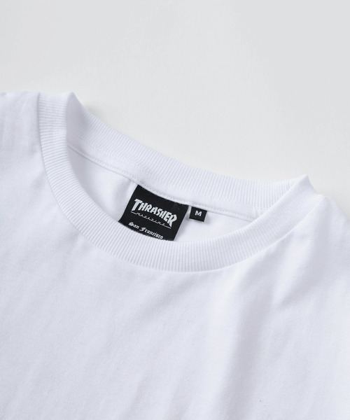 THRASHER(スラッシャー)の「【70】【THRASHER/スラッシャー】3Dファブリックロゴ ワンポイント刺繍 バックプリント クルーネックTシャツ/ショート丈有り(Tシャツ/カットソー・メンズ・ブラック系/ブラック/ホワイト系/ホワイト・XL/L/M/FREE)」の21枚目の写真