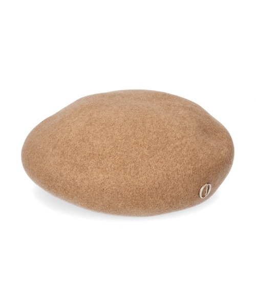 Chapeau d' O（シャポードオー）の「Chapeau d' O  Basque Mid Beret / シャポードオー（ハンチング/ベレー帽・レディース・ブラック/ベージュ/グレー/ピンク/ブラック×ホワイト/バーガンディー・M/57.5cm）」の4枚目の写真