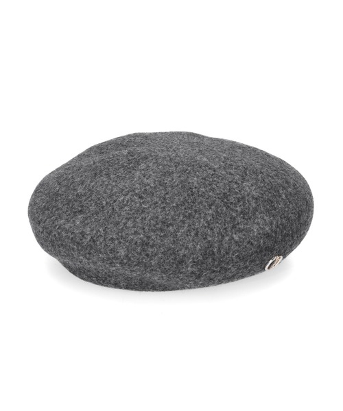Chapeau d' O（シャポードオー）の「Chapeau d' O  Basque Mid Beret / シャポードオー（ハンチング/ベレー帽・レディース・ブラック/ベージュ/グレー/ピンク/ブラック×ホワイト/バーガンディー・M/57.5cm）」の3枚目の写真