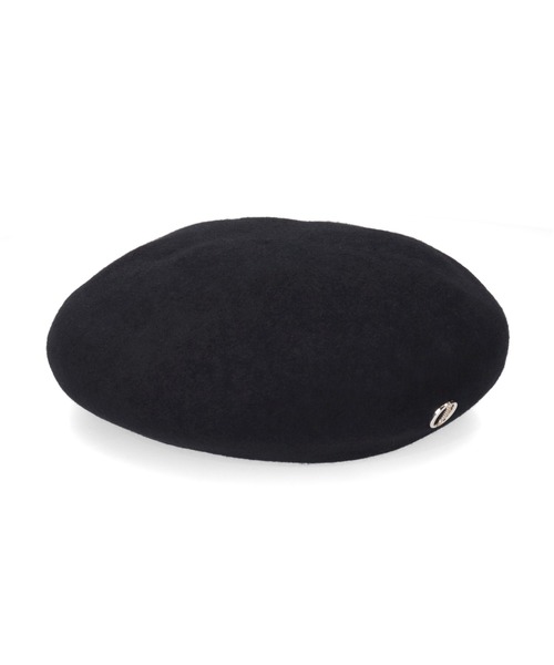 Chapeau d' O（シャポードオー）の「Chapeau d' O  Basque Mid Beret / シャポードオー（ハンチング/ベレー帽・レディース・ブラック/ベージュ/グレー/ピンク/ブラック×ホワイト/バーガンディー・M/57.5cm）」の7枚目の写真