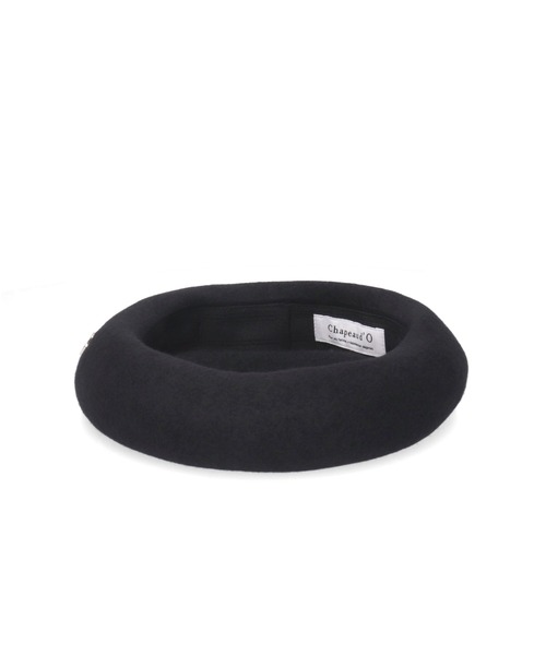 Chapeau d' O（シャポードオー）の「Chapeau d' O  Basque Mid Beret / シャポードオー（ハンチング/ベレー帽・レディース・ブラック/ベージュ/グレー/ピンク/ブラック×ホワイト/バーガンディー・M/57.5cm）」の10枚目の写真