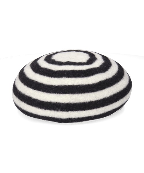 Chapeau d' O（シャポードオー）の「Chapeau d' O  Basque Mid Beret / シャポードオー（ハンチング/ベレー帽・レディース・ブラック/ベージュ/グレー/ピンク/ブラック×ホワイト/バーガンディー・M/57.5cm）」の20枚目の写真