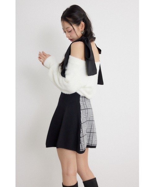 rienda(リエンダ)の「【AW先行アイテム】ジャガードニットミニセットワンピース(ワンピース・レディース・グレー系その他2/ブラック系その他2/ベージュ系その他・FREE)」の9枚目の写真