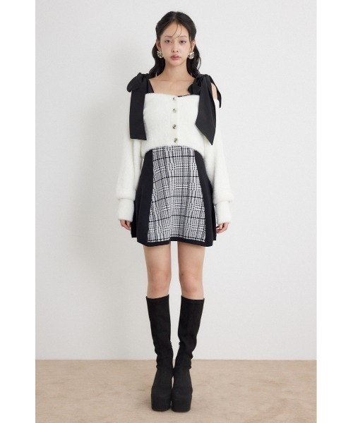 rienda(リエンダ)の「【AW先行アイテム】ジャガードニットミニセットワンピース(ワンピース・レディース・グレー系その他2/ブラック系その他2/ベージュ系その他・FREE)」の10枚目の写真