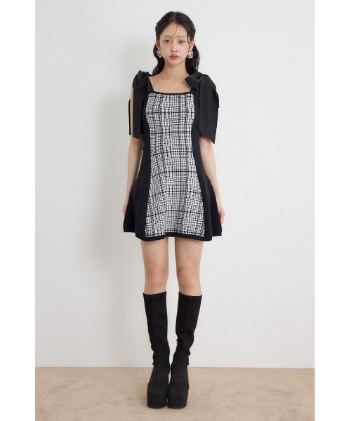 rienda(リエンダ)の「【AW先行アイテム】ジャガードニットミニセットワンピース(ワンピース・レディース・グレー系その他2/ブラック系その他2/ベージュ系その他・FREE)」の11枚目の写真