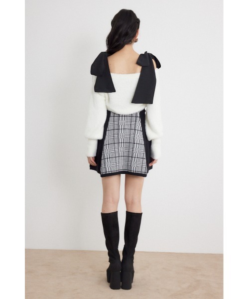 rienda(リエンダ)の「【AW先行アイテム】ジャガードニットミニセットワンピース(ワンピース・レディース・グレー系その他2/ブラック系その他2/ベージュ系その他・FREE)」の13枚目の写真