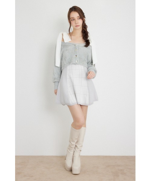 rienda(リエンダ)の「【AW先行アイテム】ジャガードニットミニセットワンピース(ワンピース・レディース・グレー系その他2/ブラック系その他2/ベージュ系その他・FREE)」の17枚目の写真