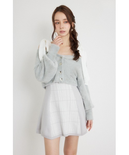 rienda(リエンダ)の「【AW先行アイテム】ジャガードニットミニセットワンピース(ワンピース・レディース・グレー系その他2/ブラック系その他2/ベージュ系その他・FREE)」の19枚目の写真