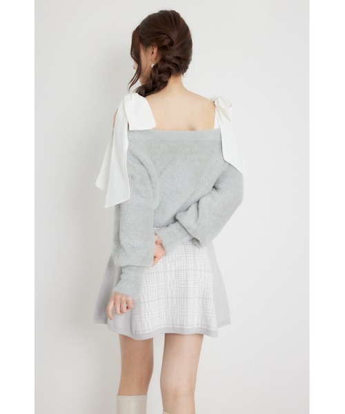 rienda(リエンダ)の「【AW先行アイテム】ジャガードニットミニセットワンピース(ワンピース・レディース・グレー系その他2/ブラック系その他2/ベージュ系その他・FREE)」の22枚目の写真
