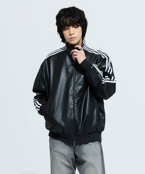 adidas(アディダス)の「プレザー3Sトラックトップ / ジャージ / アディダスオリジナルス adidas Originals(ジャージ・メンズ・ブラック・XX-LARGE/SMALL/X-LARGE/LARGE/MEDIUM/3XL/XX-SMALL/X-SMALL)」の6枚目の写真