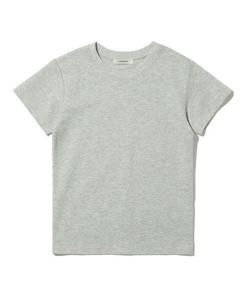 CARGOBROS FOR WOMAN（カーゴブロスフォーウィメン）の「スタシースルーロングスリーブレイヤード半袖Tシャツセット（アイボリー/メランジ）（Tシャツ/カットソー・レディース・その他・FREE）」の3枚目の写真
