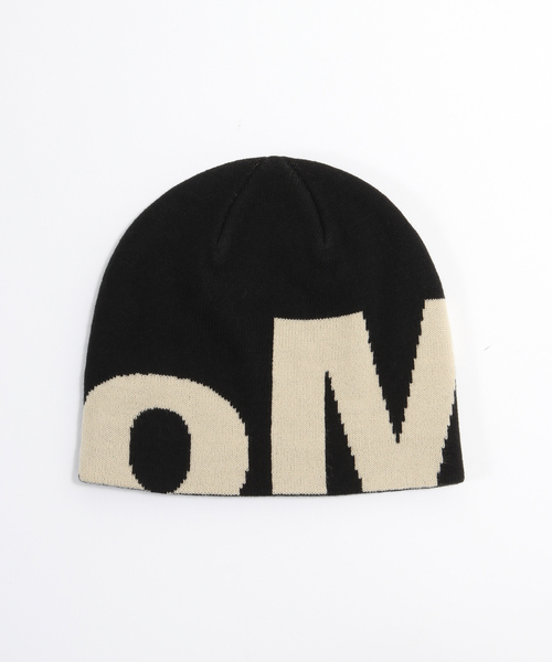 JOURNAL STANDARD(ジャーナルスタンダード)の「OMA DESIGN STUDIOS LOGO SKULL CAP(ニットキャップ/ビーニー・メンズ・ブラック/ホワイト/ブラウン/ブラック系その他/チョコ/アイボリー・FREE)」の4枚目の写真