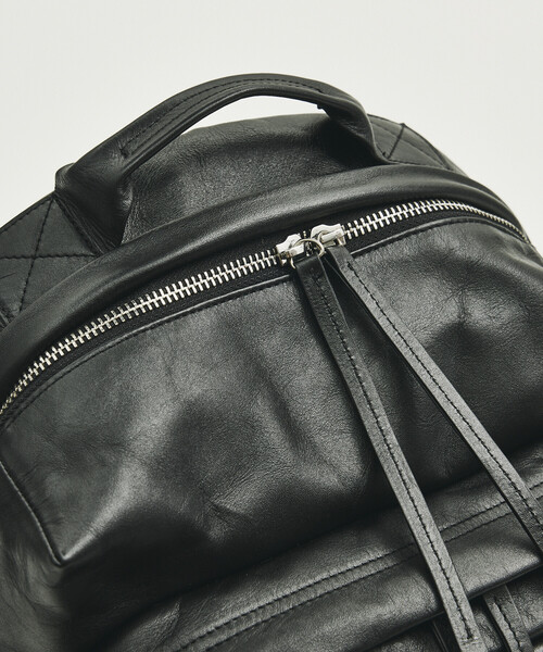 Firsthand(ファーストハンド)の「Firsthand/ファーストハンド Big Pocket Backpack / ビッグ ポケット バックパック【限定展開】(バックパック/リュック・メンズ・ブラック・ONE SIZE)」の8枚目の写真