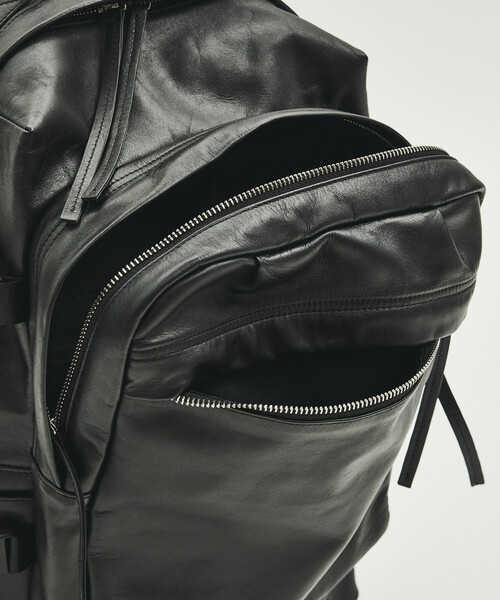Firsthand(ファーストハンド)の「Firsthand/ファーストハンド Big Pocket Backpack / ビッグ ポケット バックパック【限定展開】(バックパック/リュック・メンズ・ブラック・ONE SIZE)」の15枚目の写真
