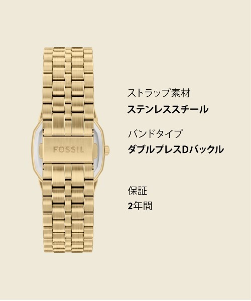 FOSSIL（フォッシル）の「フォッシル 腕時計 メンズ アナログ ステンレス FS6213（アナログ腕時計・メンズ・ゴールド・FREE）」の11枚目の写真