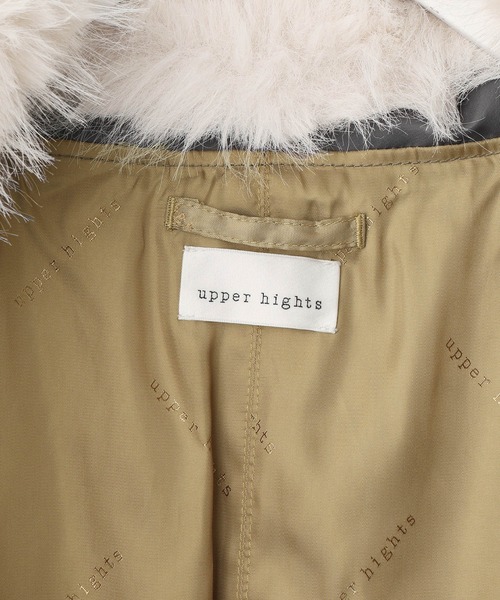 upperhights(アッパーハイツ)の「【upper hights for ADAM ET ROPE'】別注 THE U-BENCH MID(ナイロンジャケット・レディース・グレー/ブラック・FREE)」の10枚目の写真