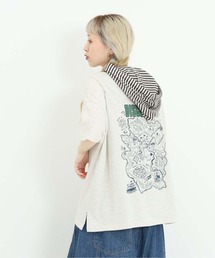 旅立ちハトマっちプリントチュニック