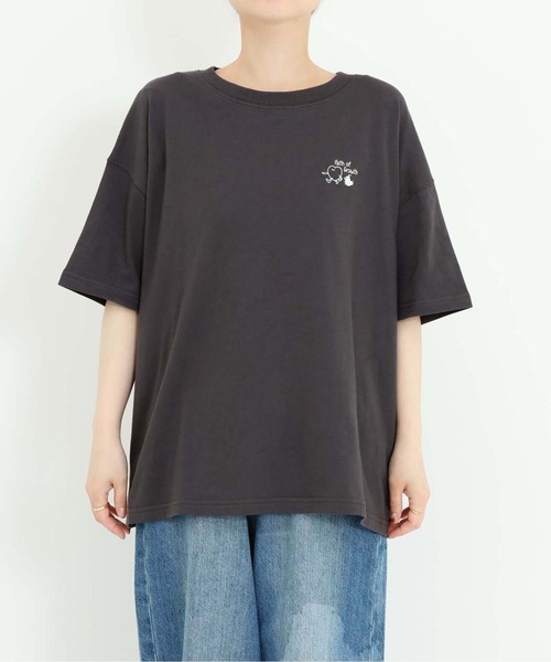 HEART MARKET(ハートマーケット)の「旅立ちハトマっちプリントチュニック(Tシャツ/カットソー・レディース・レッド/チャコール/オートミール/イエロー・FREE)」の19枚目の写真