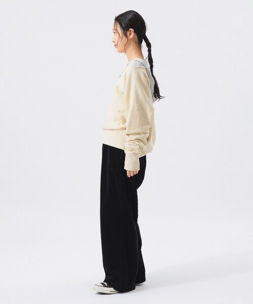 BEAMS BOY(ビームスボーイ)の「コード スラックス(スラックス・レディース・ホワイト系その他7/ブラック・0/1)」の8枚目の写真