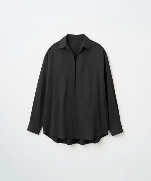 Juha(ユハ)の「TEXTURED VAREUSE SHIRT(シャツ/ブラウス・メンズ・ライトグレー/ブラック・3/4)」の10枚目の写真