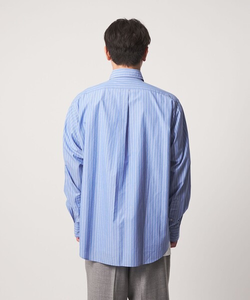 CITEN(シテン)の「<CITEN>ストライプスタンダードシャツ(シャツ/ブラウス・メンズ・ライラック/ライトブルー・L/M/S)」の8枚目の写真