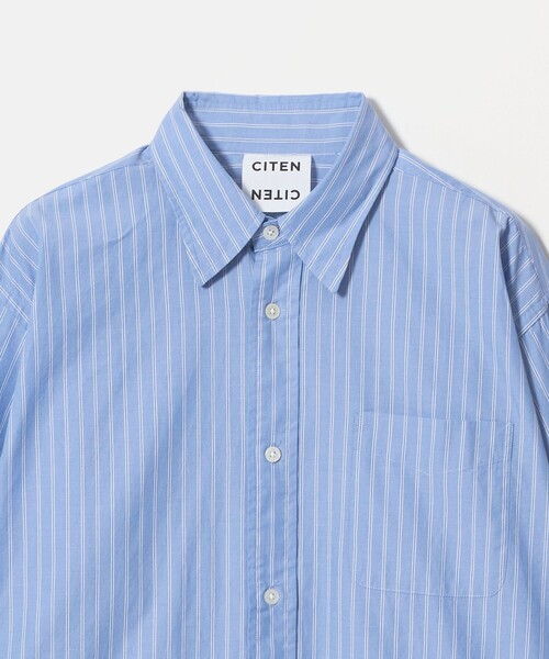 CITEN(シテン)の「<CITEN>ストライプスタンダードシャツ(シャツ/ブラウス・メンズ・ライラック/ライトブルー・L/M/S)」の11枚目の写真