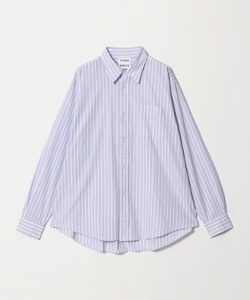 CITEN(シテン)の「<CITEN>ストライプスタンダードシャツ(シャツ/ブラウス・メンズ・ライラック/ライトブルー・L/M/S)」の17枚目の写真
