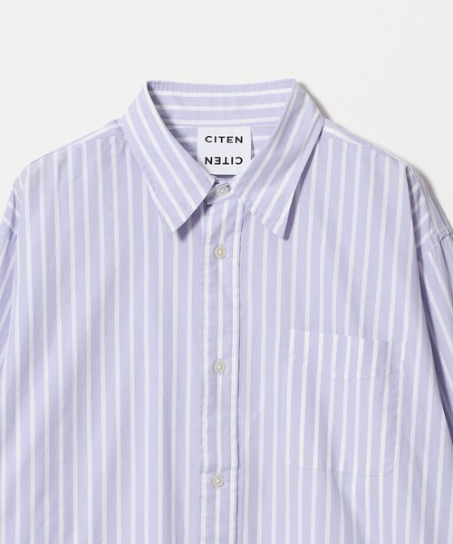 CITEN(シテン)の「<CITEN>ストライプスタンダードシャツ(シャツ/ブラウス・メンズ・ライラック/ライトブルー・L/M/S)」の18枚目の写真