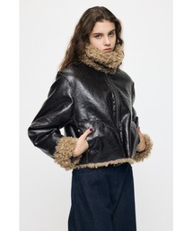 MOUSSY（マウジー）の「【26年AW新作】REVERSIBLE CURLY FUR ジャケット（ブルゾン）」