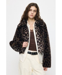 MOUSSY｜マウジー（レディース）のブルゾン（レオパード柄）通販 