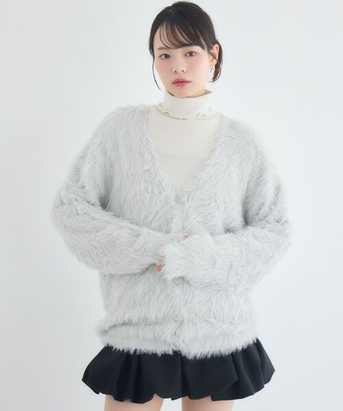 ems excite(エムズエキサイト)の「キラキラタートルインナー(Tシャツ/カットソー・レディース・ナチュラル/ダークグレー/ブラック・FREE)」の15枚目の写真