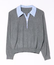 【MAGASIN DE MODE Chou Chou】シャツドッキングニット SNF