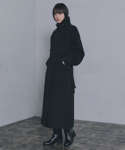 PAGEBOY(ページボーイ)の「ウーリーテックチェスターコート(チェスターコート・レディース・ターコイズブルー/グレー/ブラック・FREE)」の11枚目の写真