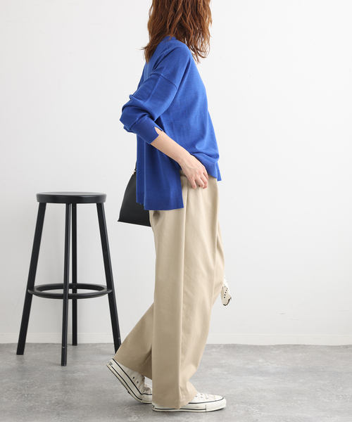 journal standard L'essage(ジャーナルスタンダードレサージュ)の「CASHWOOL Vネックカーディガン(カーディガン/ボレロ・レディース・ライトグレー/ブルー/ブラウン系その他・FREE)」の20枚目の写真