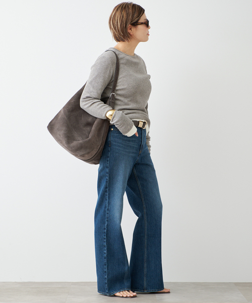 Deuxieme Classe(ドゥーズィエムクラス)の「*WOOLY WAFFLE プルオーバー(Tシャツ/カットソー・レディース・ネイビー/ホワイト/ライトグレー・FREE)」の11枚目の写真